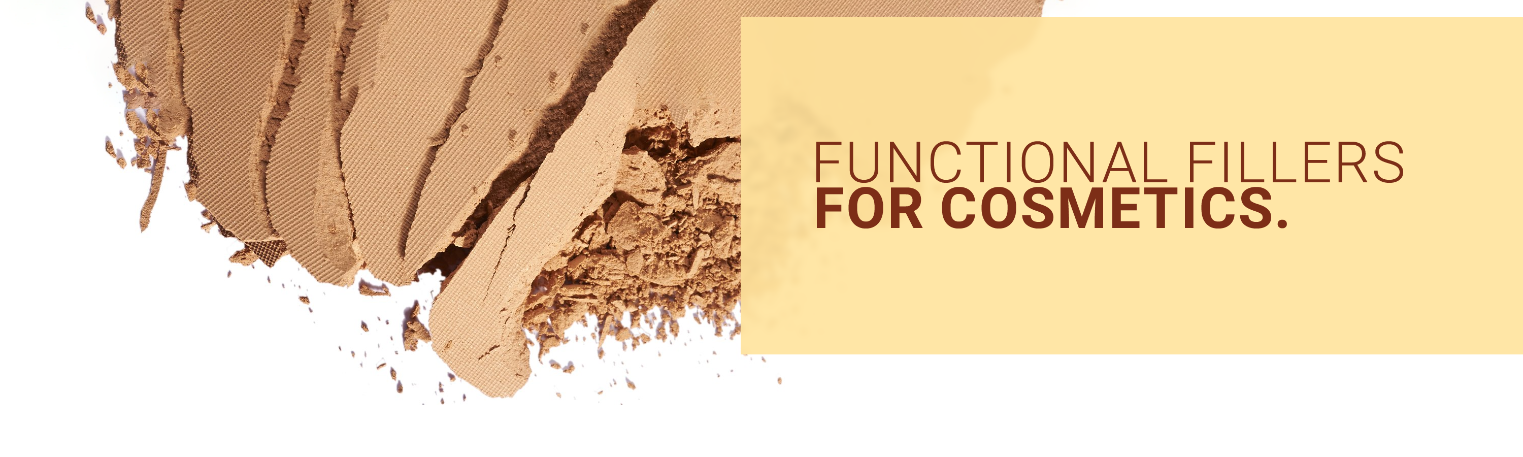 Functional Fillers with RonaFlair® for cosmetic applications sold by SUSONITY